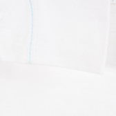 Памучна блуза с къс ръкав за бебе момче бяла Tape a l'oeil 171383 3