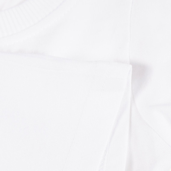 Памучна блуза за бебе бяла Tape a l'oeil 171403 3