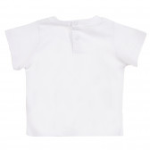 Памучна блуза за бебе бяла Tape a l'oeil 171404 4