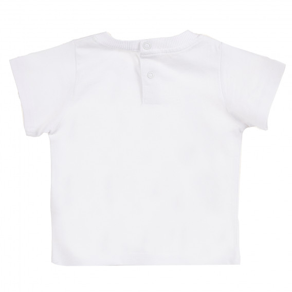 Памучна блуза за бебе бяла Tape a l'oeil 171404 4