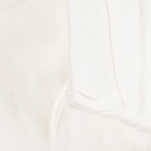 Памучни къси панталони за бебе за момиче бели Tape a l'oeil 171415 3