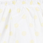 Памучна рокля за бебе за момиче бяла Tape a l'oeil 171418 3