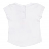 Памучна блуза за бебе за момиче бяла Tape a l'oeil 171452 4