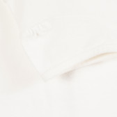 Памучна рокля за бебе за момиче бяла Tape a l'oeil 171483 3