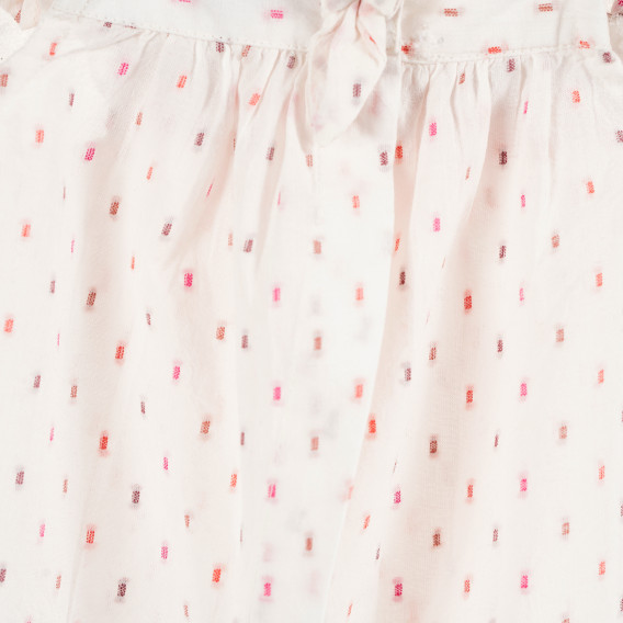 Памучна рокля за бебе момиче бежова Tape a l'oeil 171491 3
