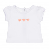 Памучна блуза за бебе момиче бяла Tape a l'oeil 171516 