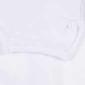 Памучна блуза за бебе момиче бяла Tape a l'oeil 171518 3