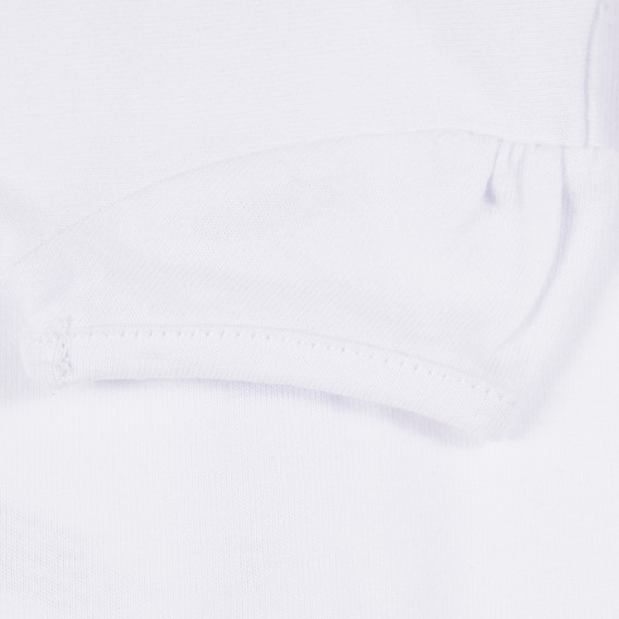 Памучна блуза за бебе момиче бяла Tape a l'oeil 171518 3