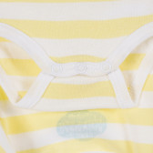 Памучно боди за бебе в бяло и жълто Tape a l'oeil 171590 3