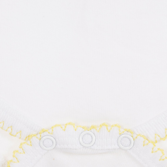 Памучно боди за бебе за момиче бяло Tape a l'oeil 171677 2