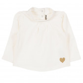 Памучна блуза за бебе момиче бяла Tape a l'oeil 171708 