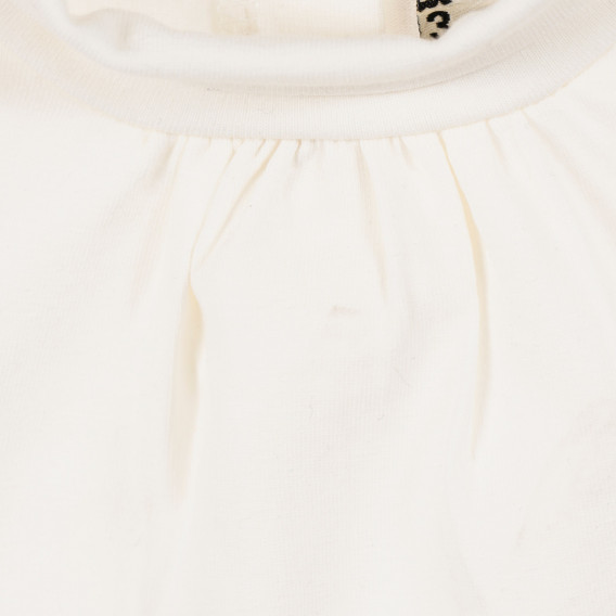 Памучна блуза за бебе момиче бяла Tape a l'oeil 171710 3
