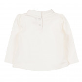Памучна блуза за бебе момиче бяла Tape a l'oeil 171711 4