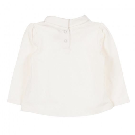 Памучна блуза за бебе момиче бяла Tape a l'oeil 171711 4