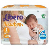 Пелени, Baby SoftNewborn, размер 1, 28 бр. Libero 171742 