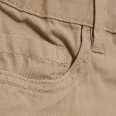 Къси панталони от органичен памук за момче бежови Name it 171769 5