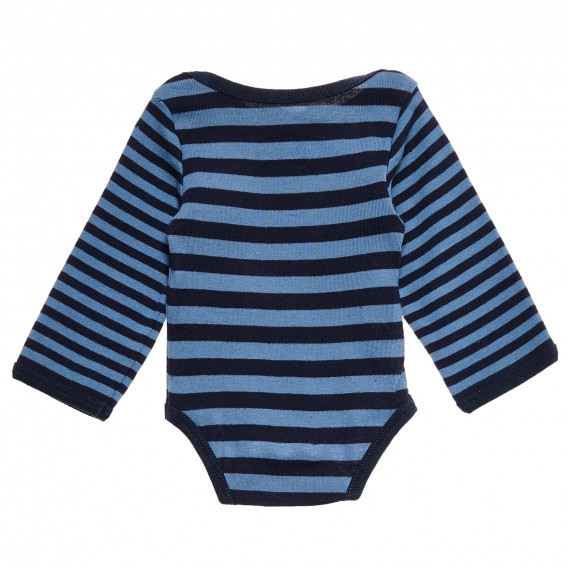 Памучно боди за бебе за момче синьо Tape a l'oeil 171863 4