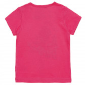 Памучна тениска за бебе момиче, розова Original Marines 172078 4