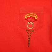 Памучна тениска за бебе за момиче розова Original Marines 172092 2