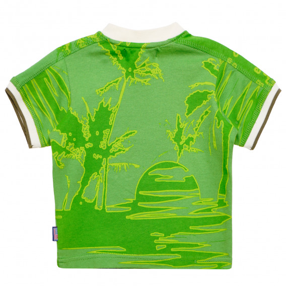 Тениска за бебе за момче зелена Original Marines 172126 4