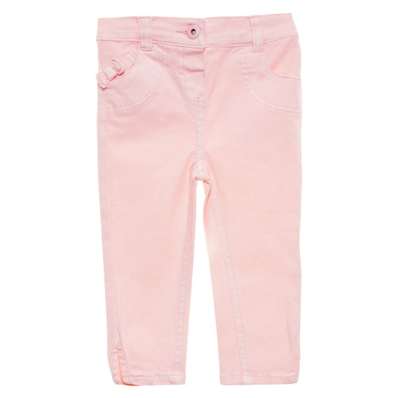 Памучен панталон за бебе за момиче розов Tape a l'oeil 172153 
