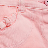 Памучен панталон за бебе за момиче розов Tape a l'oeil 172154 2