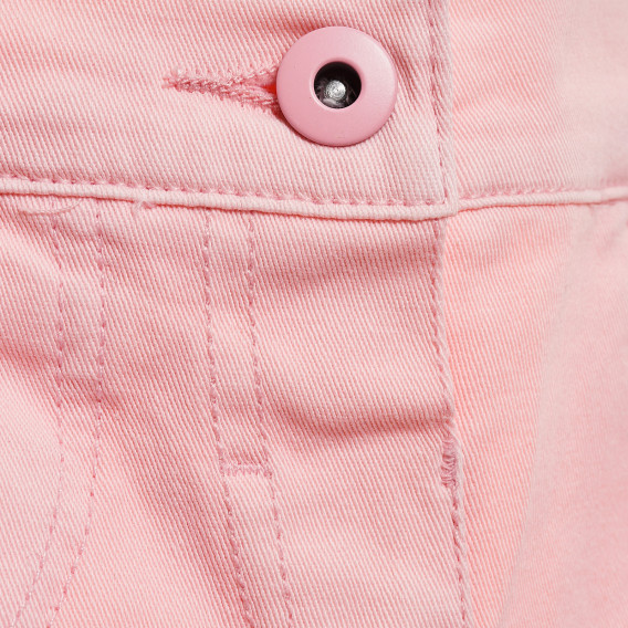 Памучен панталон за бебе за момиче розов Tape a l'oeil 172155 3