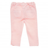 Памучен панталон за бебе за момиче розов Tape a l'oeil 172156 4
