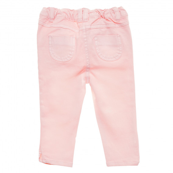 Памучен панталон за бебе за момиче розов Tape a l'oeil 172156 4