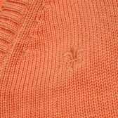 Жилетка с дълъг ръкав за бебе с копчета, оранжева Neck & Neck 172175 3