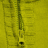 Памучна жилетка за бебе за момиче зелена Neck & Neck 172187 3