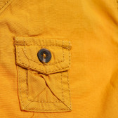Памучен къс панталон за бебе за момче жълт Tape a l'oeil 172190 2