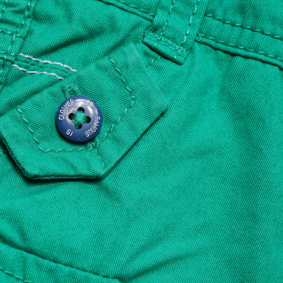 Памучен панталон за бебе за момче зелен Tape a l'oeil 172195 3