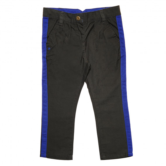 Памучен панталон в сиво и синьо за момче Tape a l'oeil 172205 