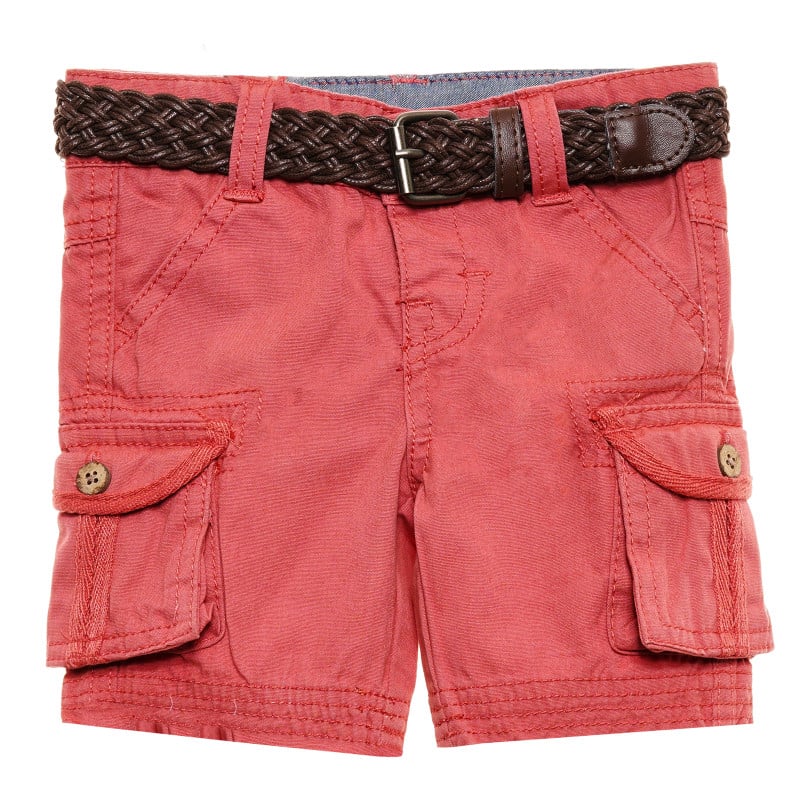 Памучен панталон за бебе за момче червен  172217