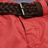 Памучен панталон за бебе за момче червен Tape a l'oeil 172218 2
