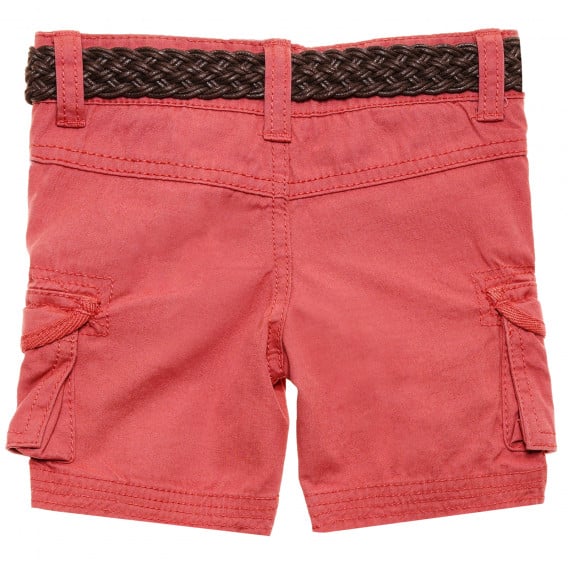 Памучен панталон за бебе за момче червен Tape a l'oeil 172220 4