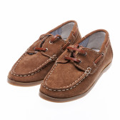 Кожени обувки за момче - мокасини Friboo 17238 