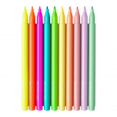Флумастери Grip, 5 цвята неон и 5 цвята пастел Faber Castell 172424 2