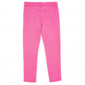 Памучен панталон с измачкан ефект, розов Tape a l'oeil 173153 4