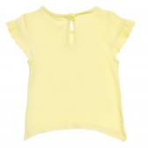 блуза с къс ръкав с детайли за бебе момиче Benetton 173751 12
