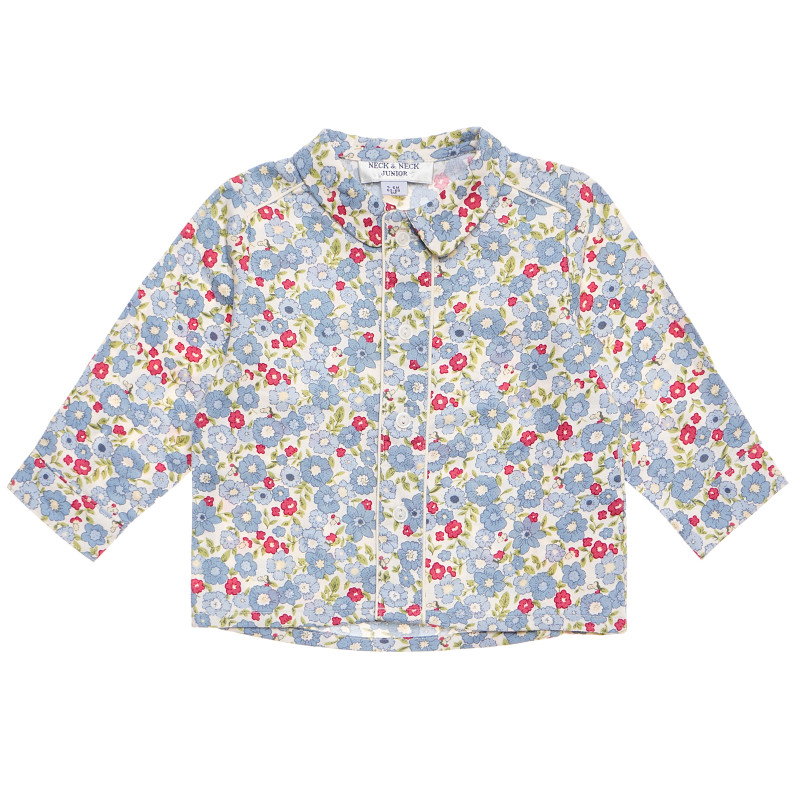 Памучна блуза за бебе за момиче многоцветна  173804