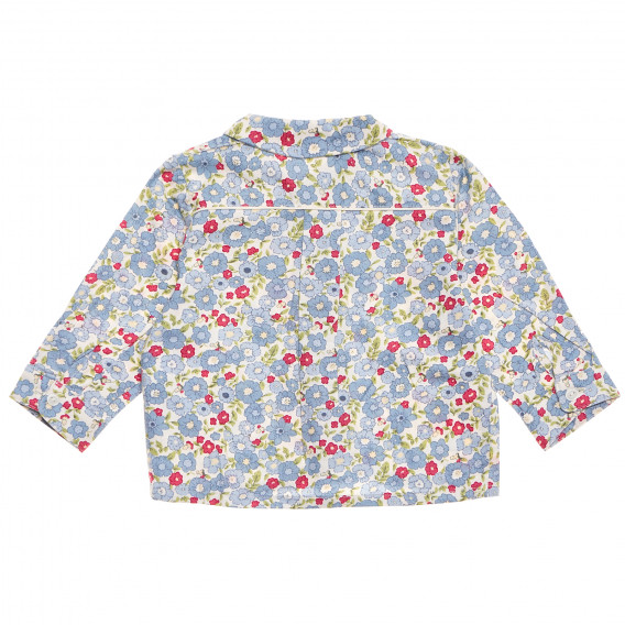 Памучна блуза за бебе за момиче многоцветна Neck & Neck 173807 4