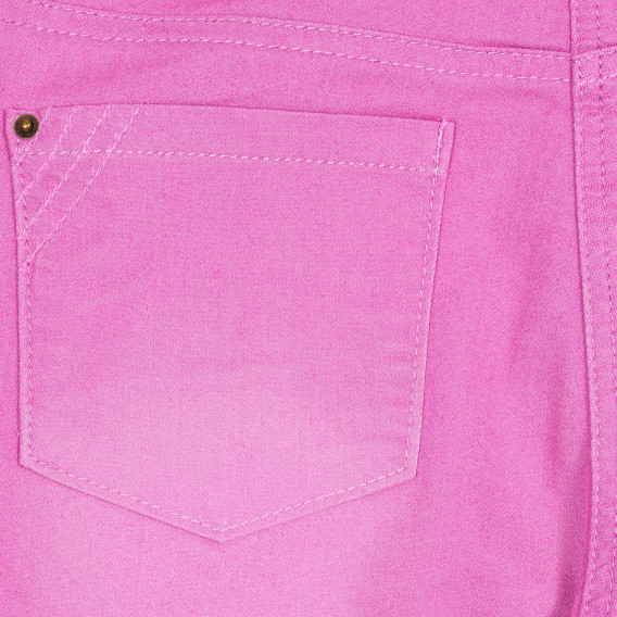 Панталон с декоративен колан, розов Tape a l'oeil 173920 4