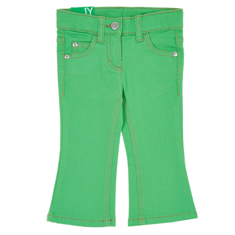 Дънки за момиче, чарлстон, зелени  174043