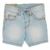 Къс дънков панталон в светлосин цвят за момче Benetton 174063 5