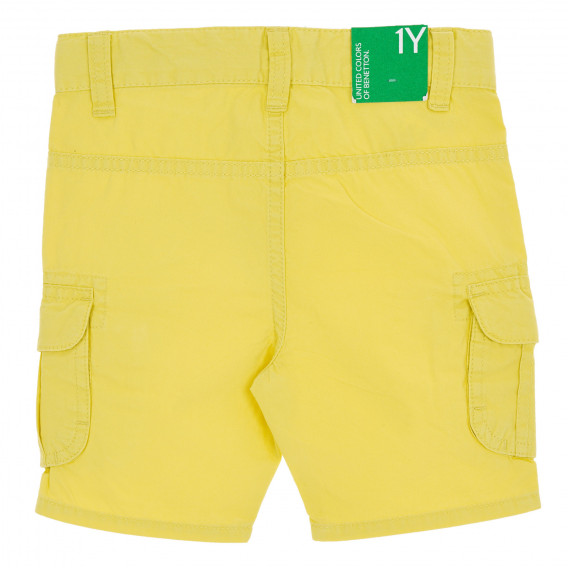Къс панталон със странични джобове и принт за момче Benetton 174074 10