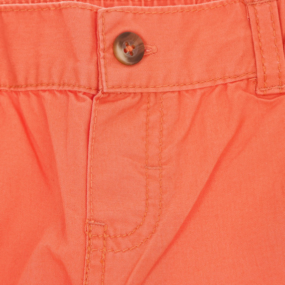 Памучен панталон за бебе за момиче оранжев Tape a l'oeil 174096 3