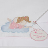 Летен спален комплект 3 части- Princess, цвят: розов Inter Baby 174249 3