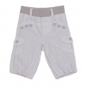 Памучен панталон за бебе за момче, сив Tape a l'oeil 174258 3